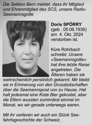 SPÖRRY DORIS